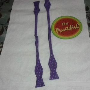 Vintage  Yellow and Purple Bowties